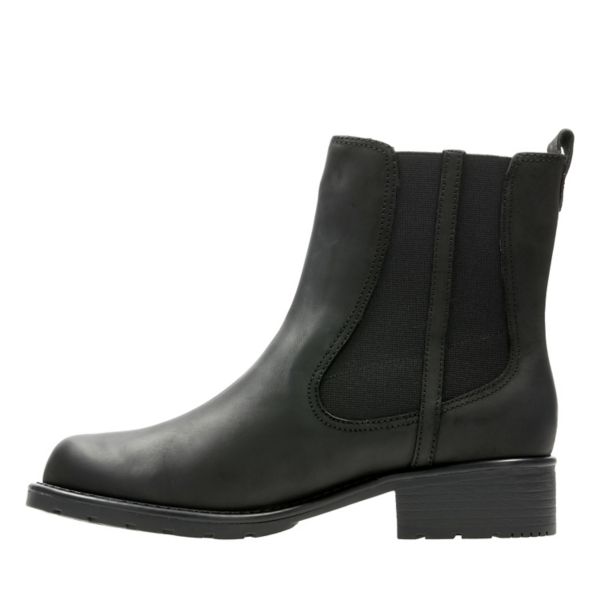 Clarks Womens Orinoco Club Ankle Boots Black | UK-7169402